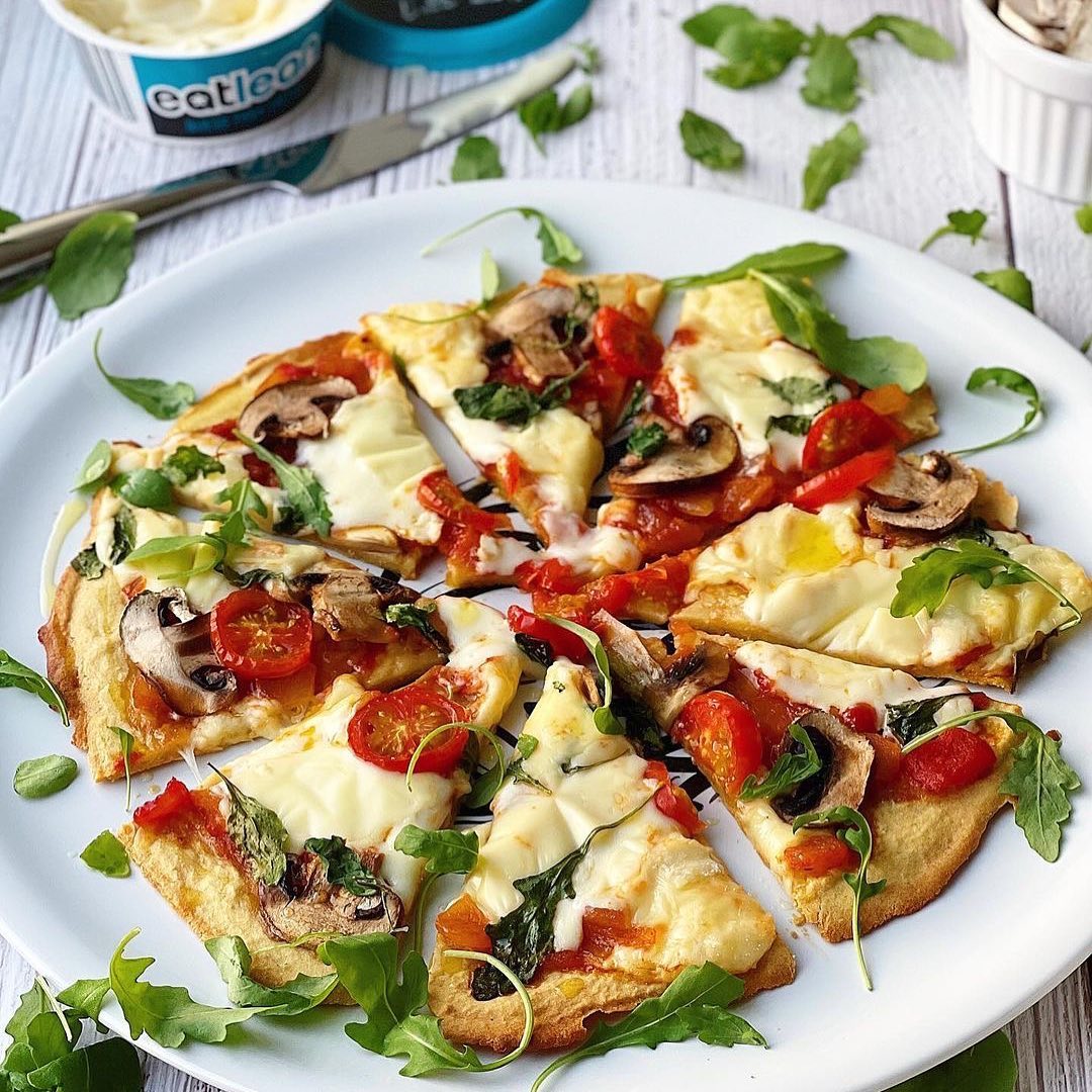 PIZZA SIN GLUTEN Y BAJA EN GRASA